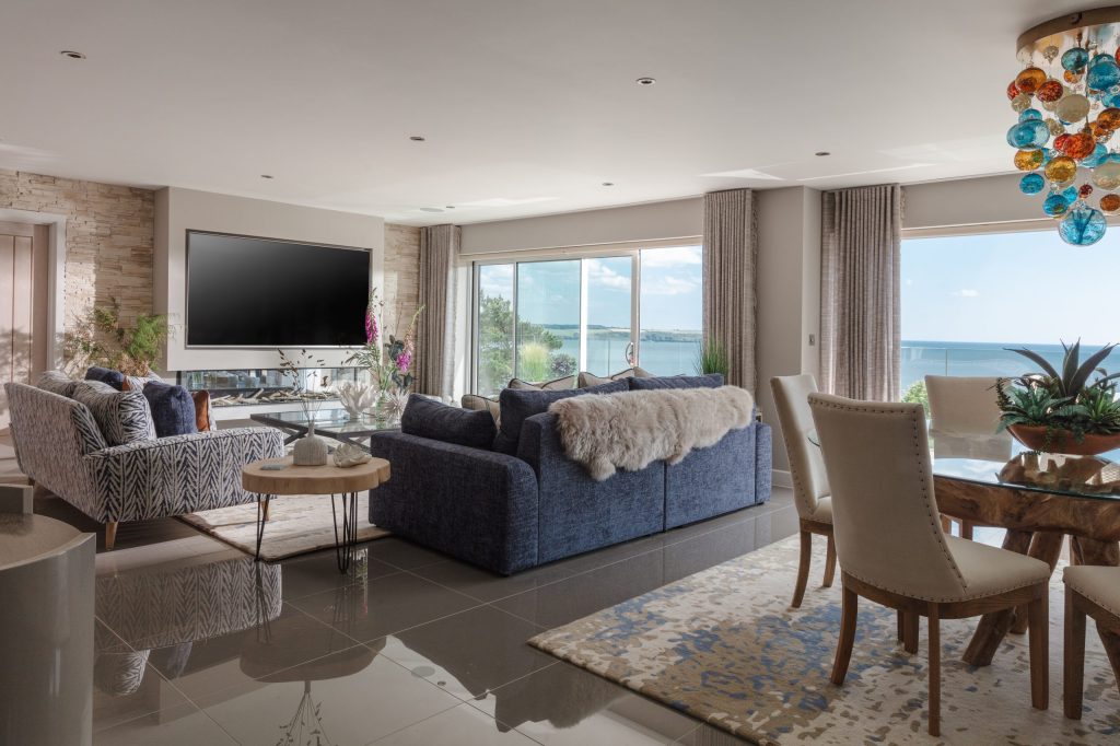 coastal interior living room