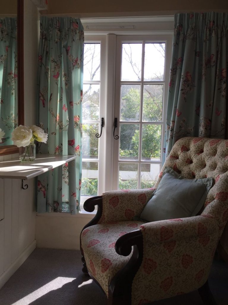 reupholstered victorian chair
